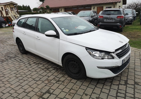 Peugeot 308 cena 17900 przebieg: 166946, rok produkcji 2015 z Czechowice-Dziedzice małe 37